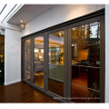 Glass Aluminum Folding Accordion Sliding Exterior Door